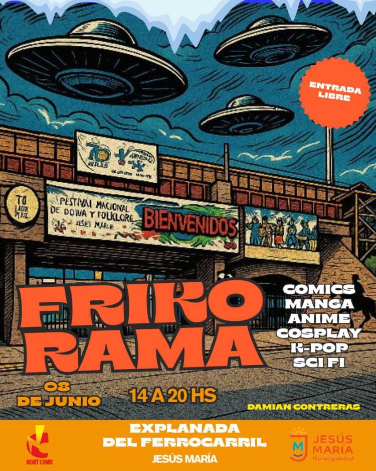 #JesusMaría : Este domingo, vuelve la “Feria Friki” a la Explanada del Ferrocarril