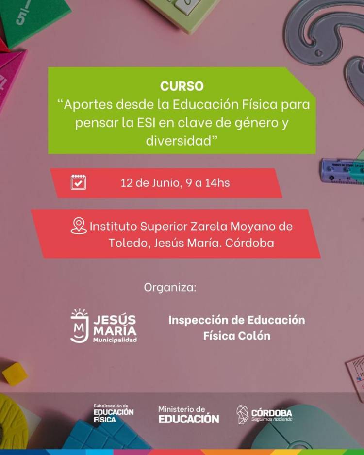 #JesúsMaría : impulsa la primera Pre-Jornada Interinstitucional de ESI y Prevención de Violencia de Género