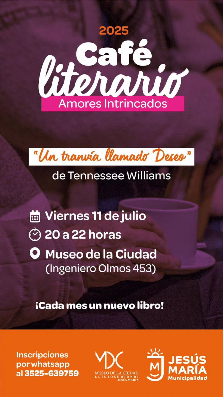#JesusMaría: Se viene una nueva fecha del café literario en el Museo de la Ciudad