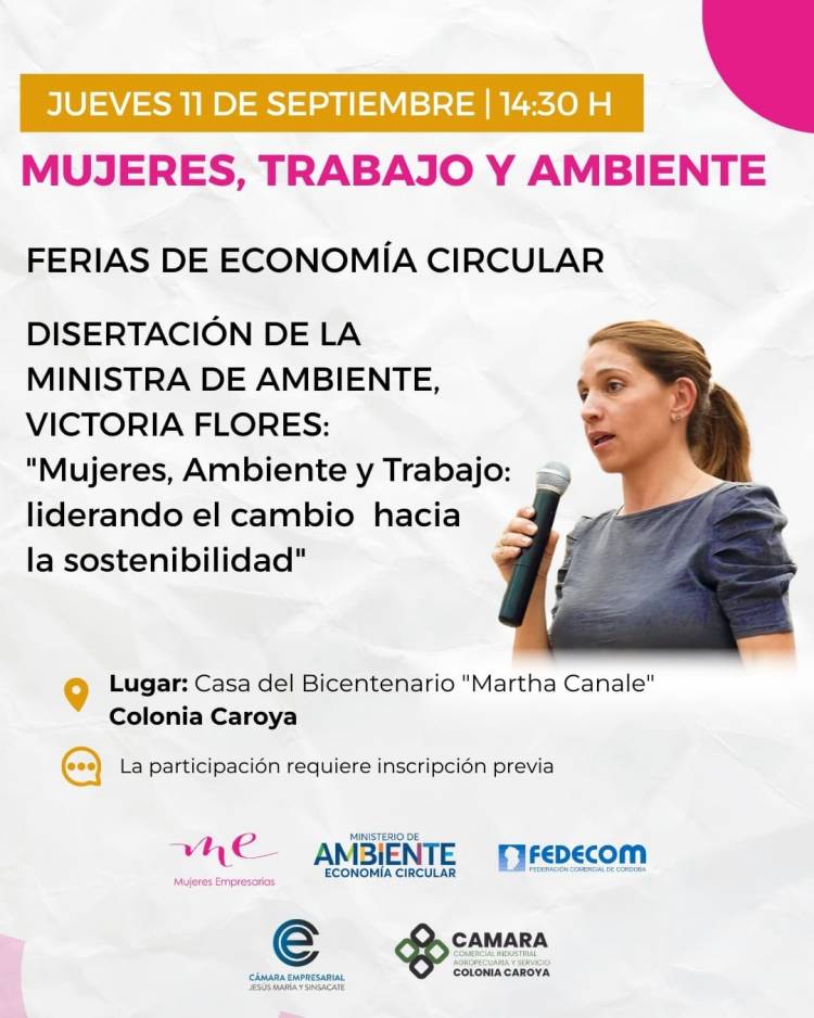 #COLONIACAROYA - Mujeres, Trabajo y Ambiente: Encuentro en Colonia Caroya