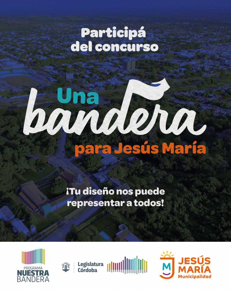 #JESUSMARIA - Últimos días para participar del concurso que elegirá la bandera oficial de Jesús María