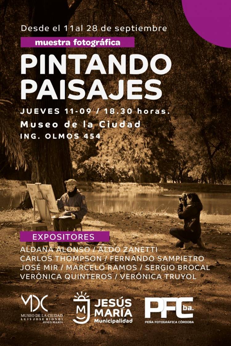#JESUSMARIA - "Pintando Paisajes”: arte para redescubrir la ciudad a través de fotografías
