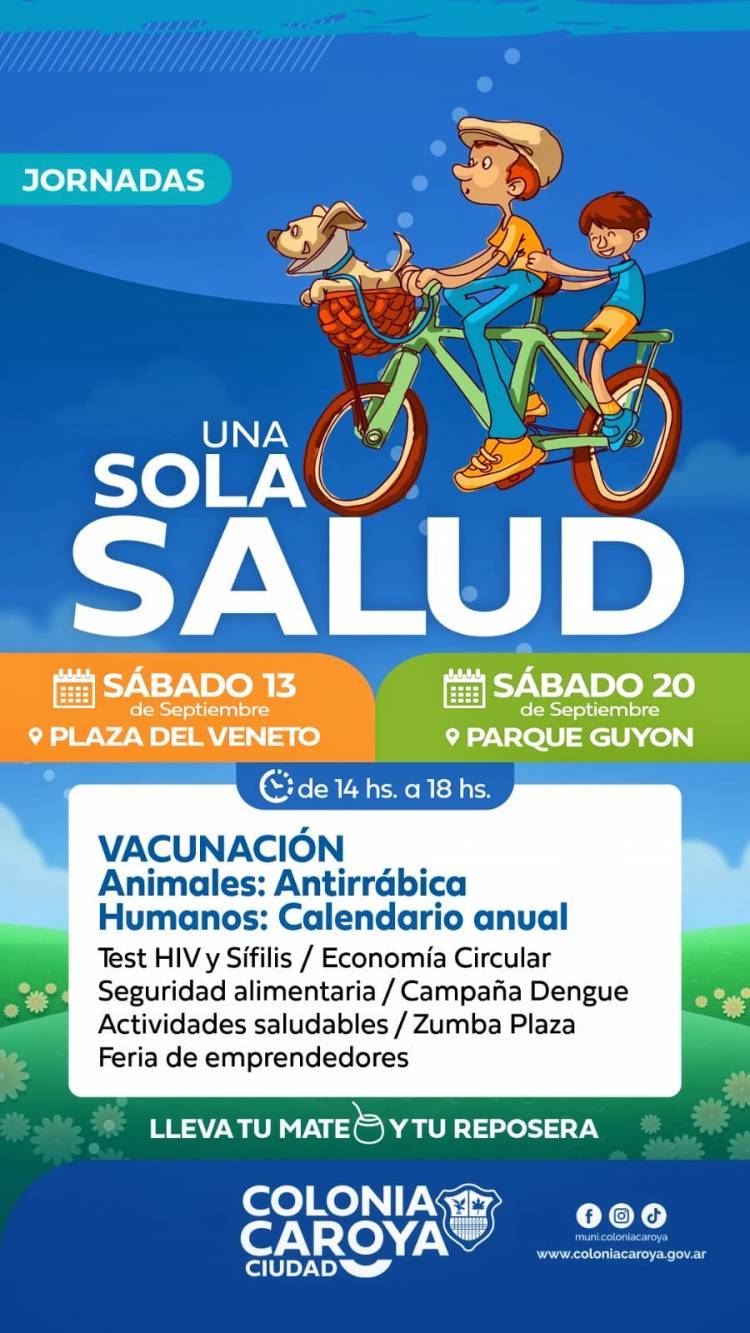 #COLONIA CAROYA - Agenda del fin de semana.