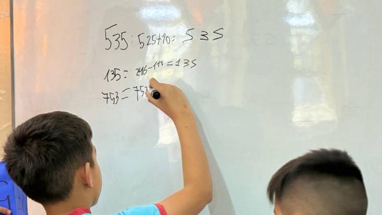 #JESUSMARIA - Matemática en acción: se refuerza el aprendizaje en escuelas secundarias y primarias