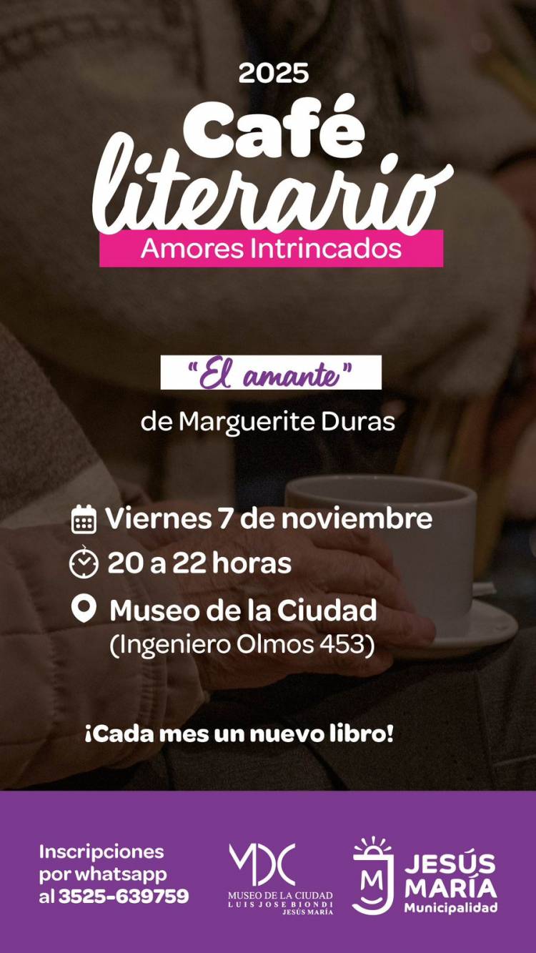 #JesusMaria: El Museo de la Ciudad abre sus puertas para una nueva noche de Café Literario
