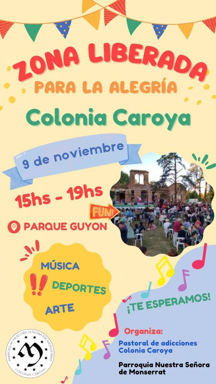 #ColoniaCaroya: Colonia Caroya se prepara para liberar la alegría