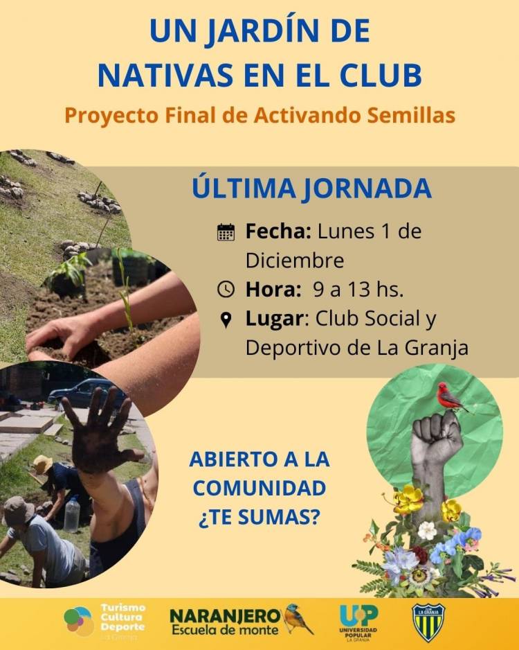 #LAGRANJA - Un jardín de especies nativas comenzará a tomar forma en el Club de La Granja