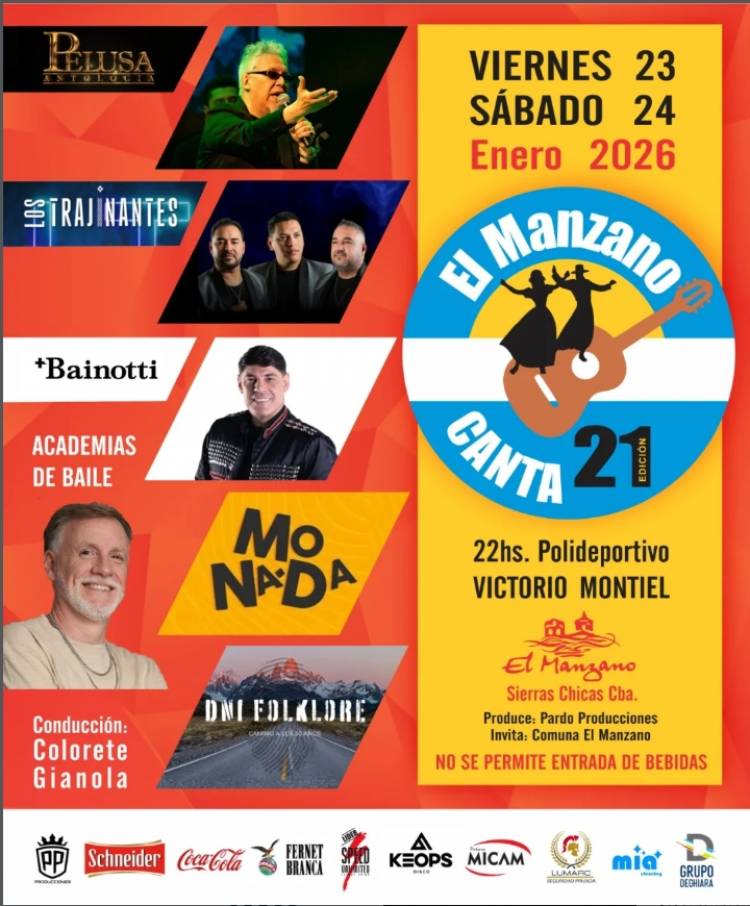 #ElManzano: El Manzano vuelve a cantar y late al ritmo del folklore y la música popular