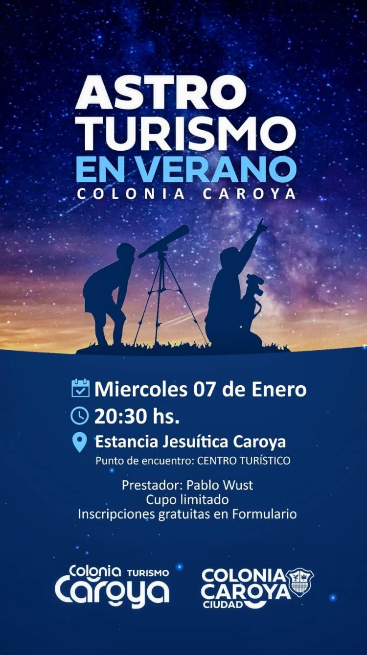 #ColoniaCaroya: Colonia Caroya invita a mirar el cielo y redescubrir la noche