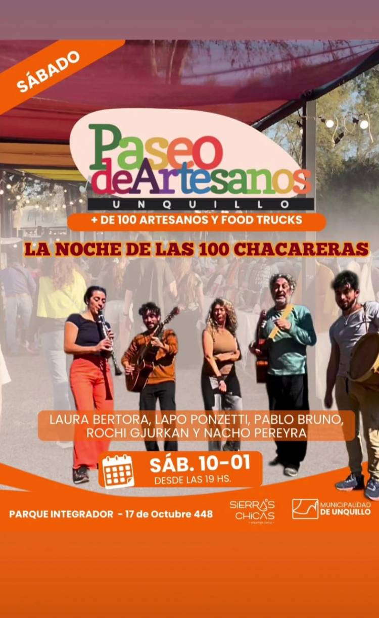 #Unquillo: Unquillo se enciende al ritmo de la chacarera en el Paseo de Artesanos