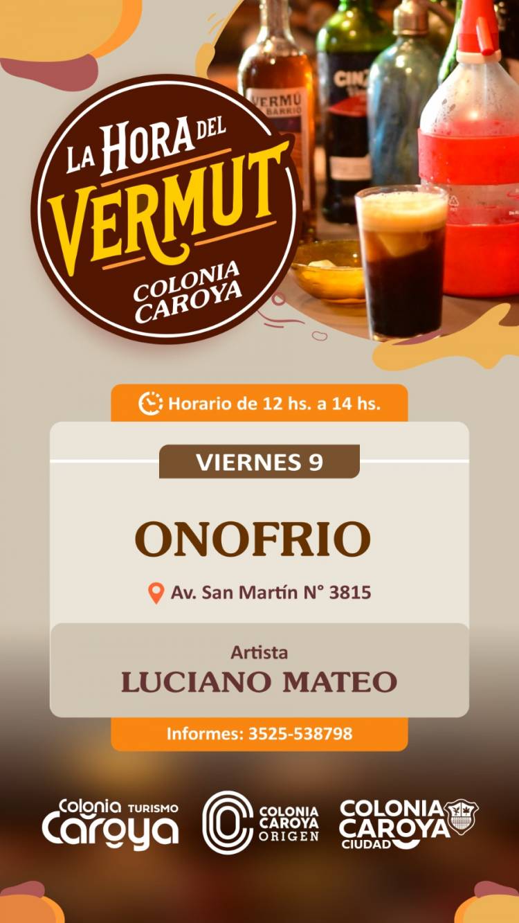 #COLONIACAROYA: Colonia Caroya levanta la copa: vuelve “La Hora del Vermut” con sabor, música y tradición