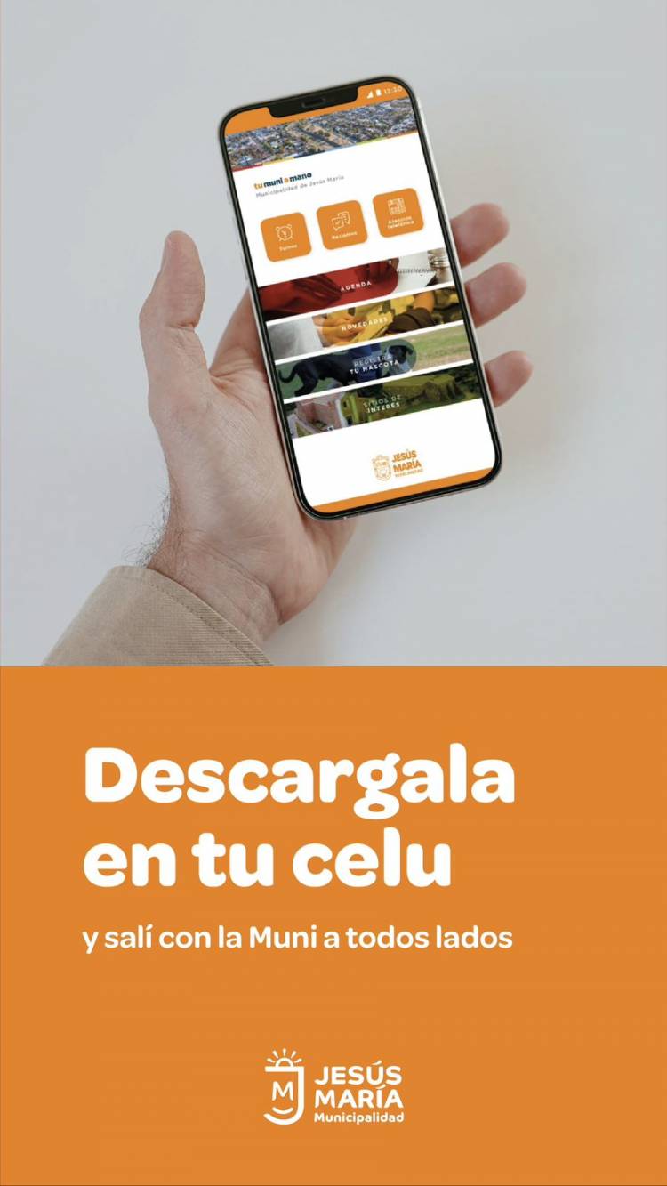 JESUSMARIA: La Municipalidad de Jesús María impulsa una app para acercar trámites y servicios a los vecinos
