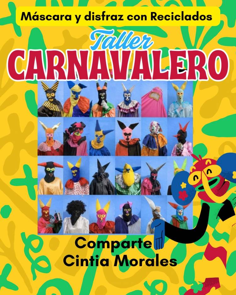 #COLONIACAROYA: Tiempo de Carnaval en la Biblio Taller de Carnaval  BOCHINCHE