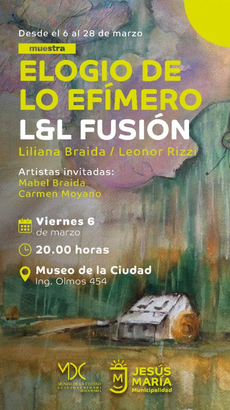 #JESUSMARIA - “Elogio de lo efímero”: nueva muestra de arte en el Museo de la Ciudad