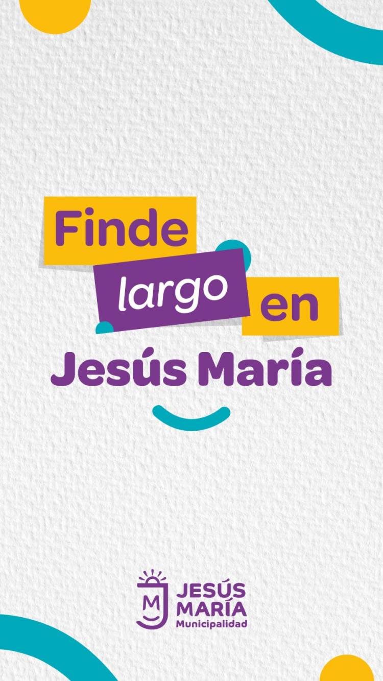 #JESUSMARIA: una agenda cargada de propuestas culturales, históricas y recreativas