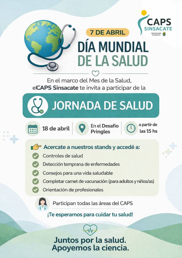#SINSACATE - ???? Jornada de Salud – Invitación
