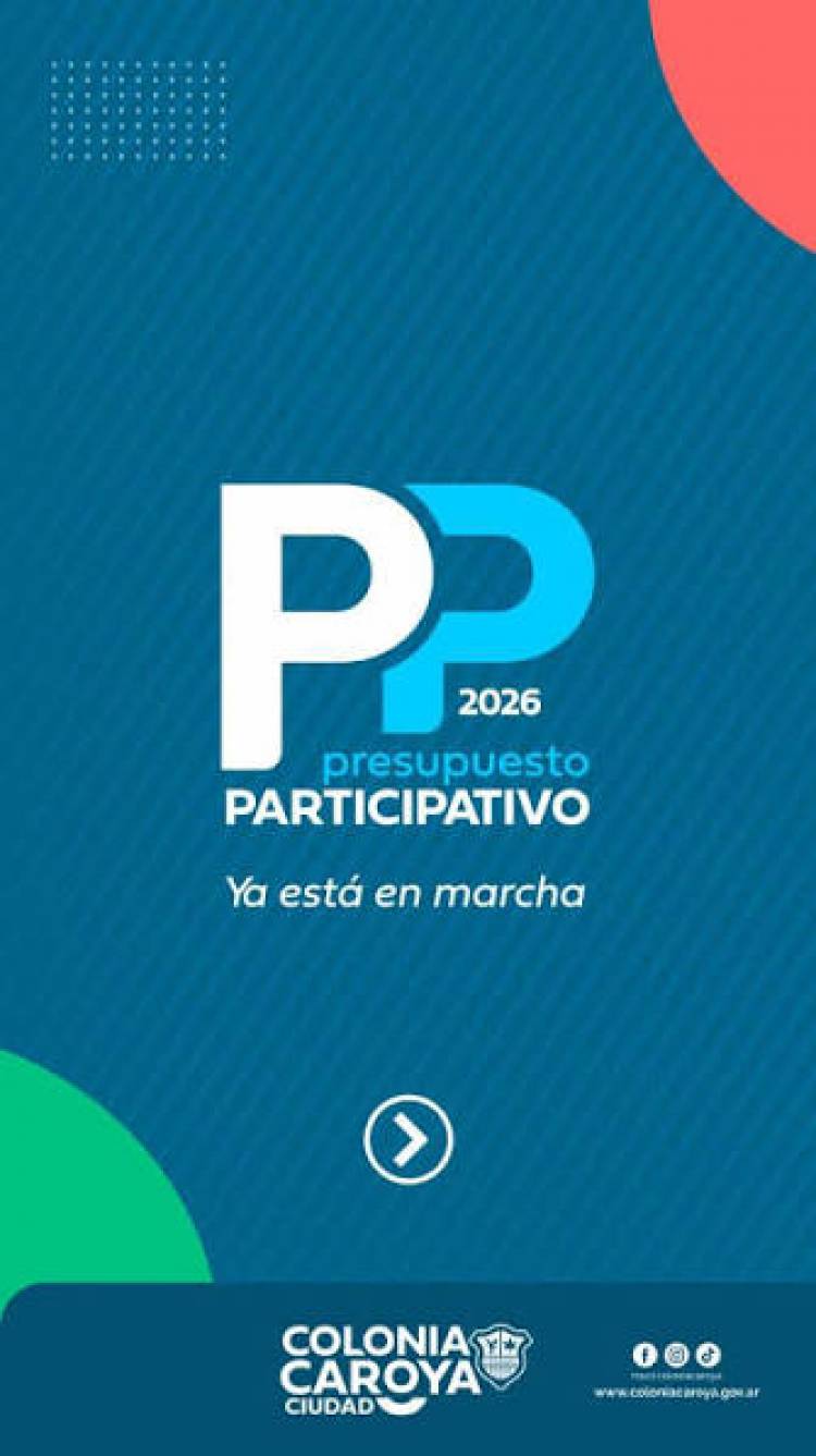 COLONIACAROYA: Colonia Caroya definió su Presupuesto Participativo 2026: más de 3000 caroyenses votaron los proyectos para la ciudad