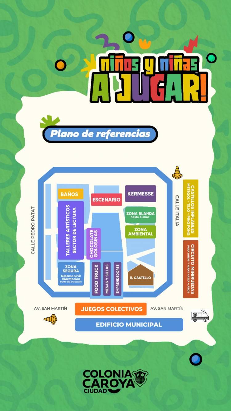 #COLONIACAROYA: ¡Niños y niñas a jugar!