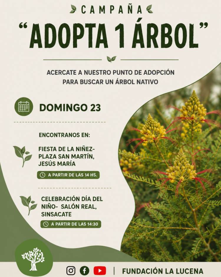 #JESUSMARIA: PUNTO DE ADOPCIÓN DE ÁRBOLES NATIVOS- DÍA DE LA NIÑEZ 