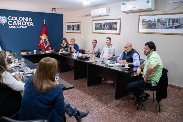 #COLONIACAROYA: Colonia Caroya coordina acciones para unificar un protocolo de emergencia climática en las escuelas