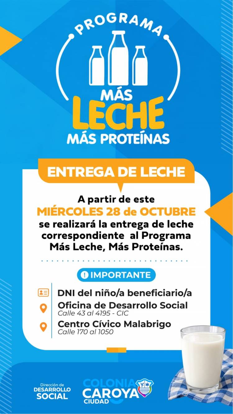 #COLONIACAROYA: Más leche, más proteína 